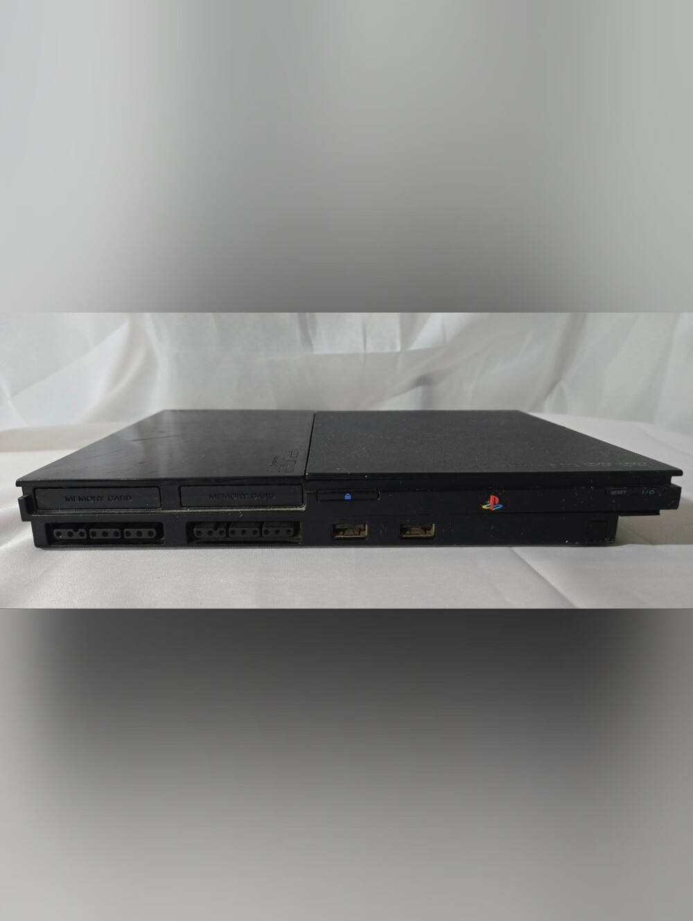 Sony Playstation 2 PS2 Slim Black Console SCPH-90001 For Parts or Repair Only